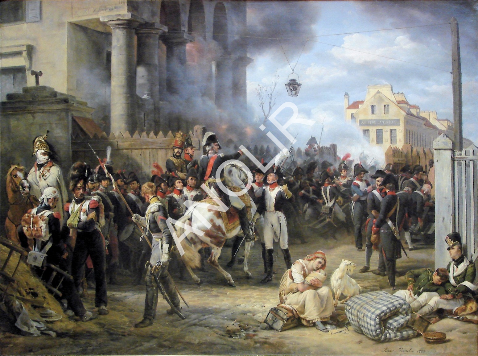 'La barrière de Clichy' par Horace VERNET